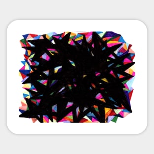 Kaliedescope Fireworks Prism Sticker